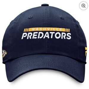 🏒Nashville Predators Fanatic's Authentic Pro Rink Adjustable Cap O/S Nwt